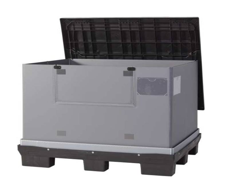 Box KTP Duo 1210 šedý, 9N, 1 okno, lem 100 mm